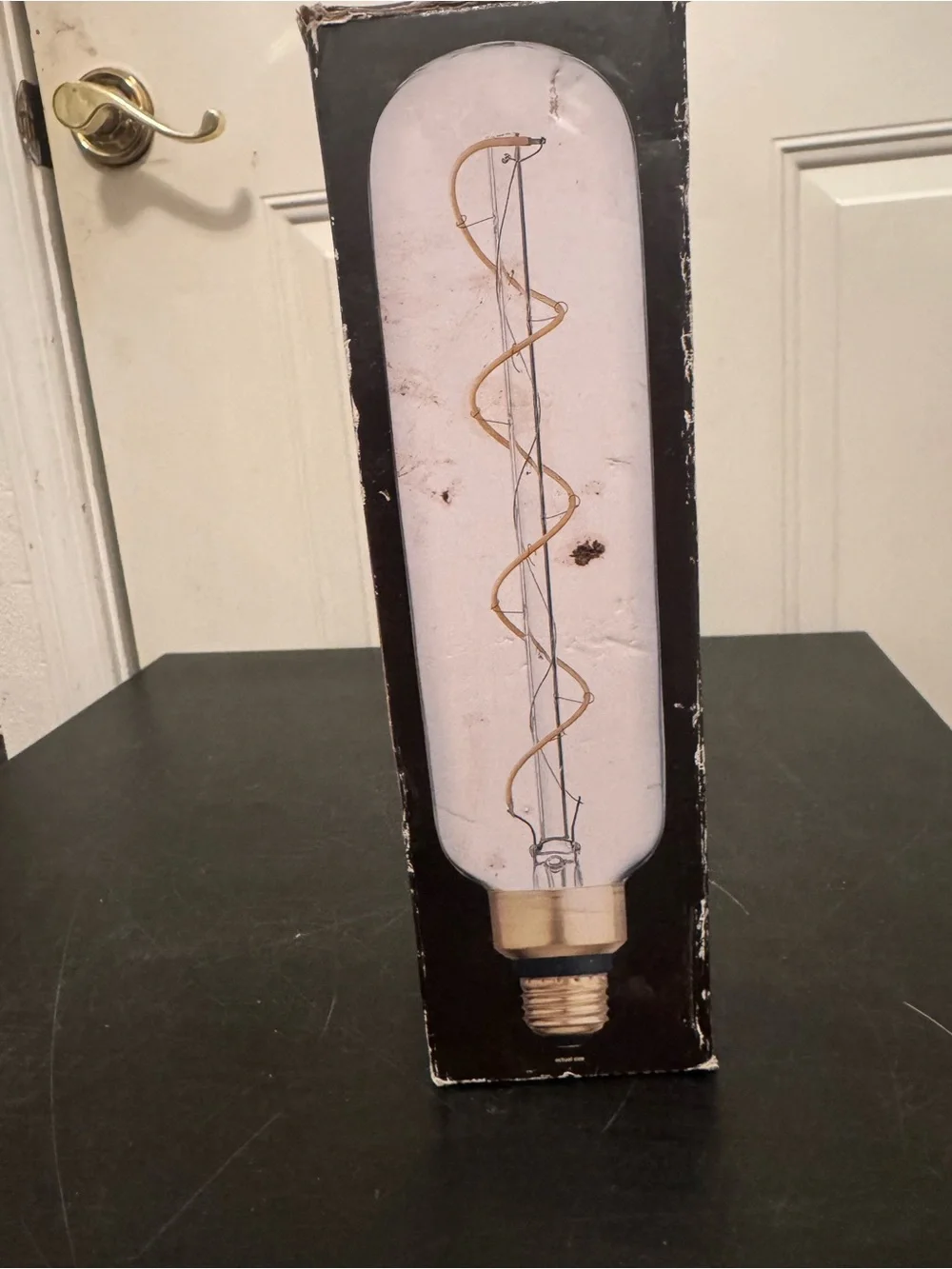 GE Vintage Style 40 Watt LED T20 Light Bulb Warm Candle Clear Medium Base 40w 8”